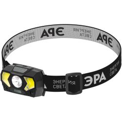 Фонарь налобный светодиодный ЭРА Рабочие Практик GA-811 налобный аккумуляторный 5W