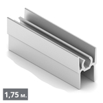 ЭКО Рамка верхняя двери (1,75 м) хром матовый (AL) (AE0688) Aristo (Акция)