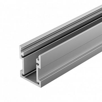 Алюминиевый анодированный профиль 2м 060246 серебристый FLOOR22-H27-2000 ANOD Arlight