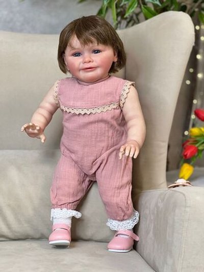 Кукла Реборн мягконабивная 60см в пакете (FA-578)