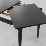 Обеденный набор - INGATORP/INGOLF IKEA/ИНГАТОРП/ИНГОЛЬФ ИКЕА, 155х87х74 см, черный