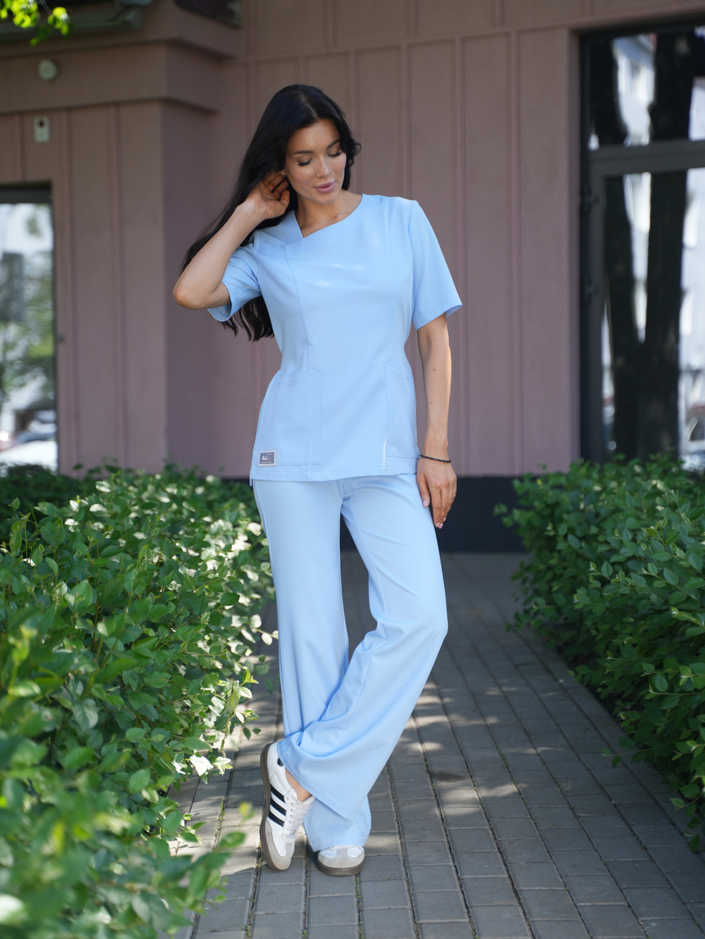 Блуза медицинская женская | Бл-385 либерти люкс