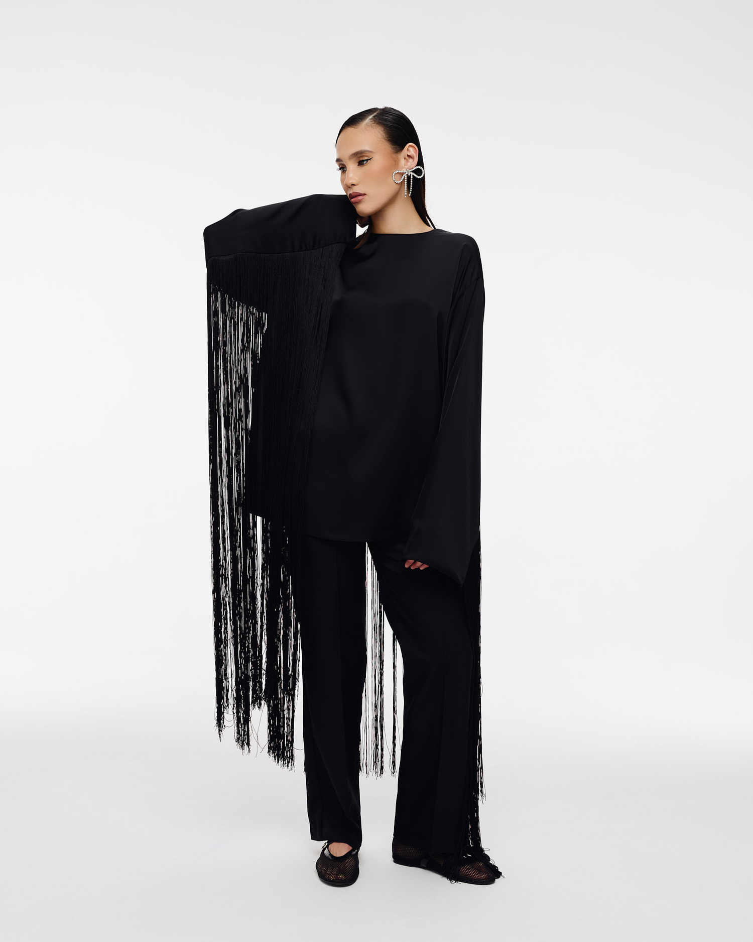 Лонгслив Morphine (Морфин) черный