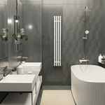 Полотенцесушитель MIXLINE MOON WHITE 120/15 (таймер,206 Вт) электрический БЕЛЫЙ