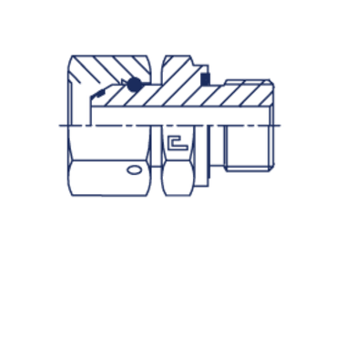 Штуцер FH М 14х1.5 М 14х1.5 CAST