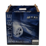 Колпаки на колеса гибкие с эмблемой R15 4 шт