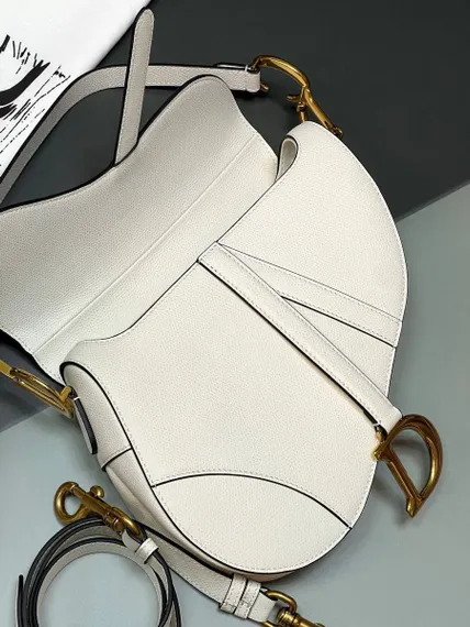 Сумка Dior Saddle белый
