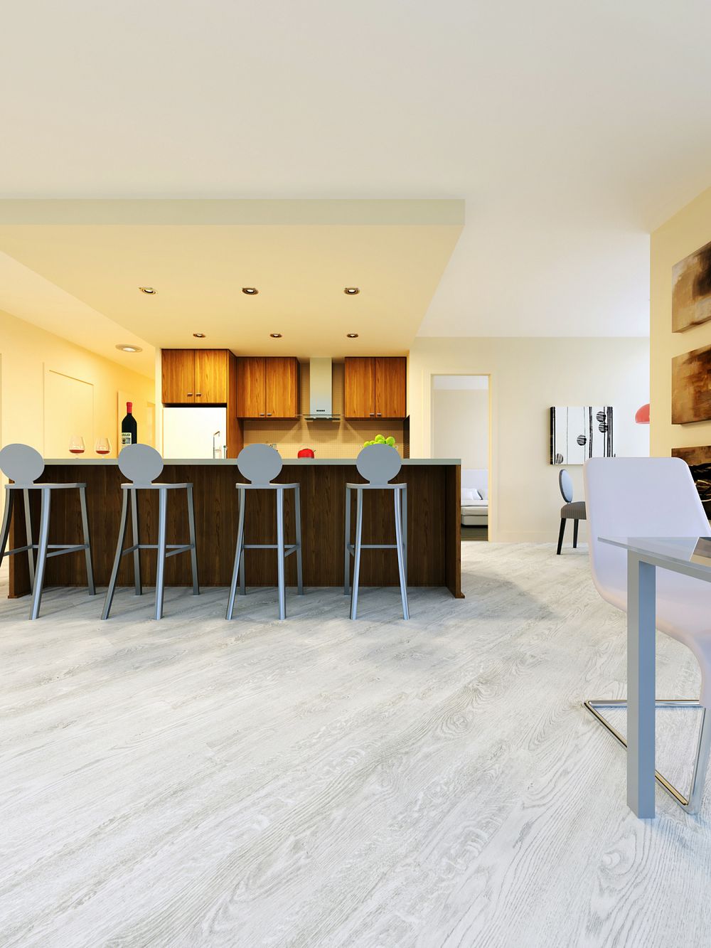 Виниловый пол FineFloor Light FF-1376 Дуб Богемия