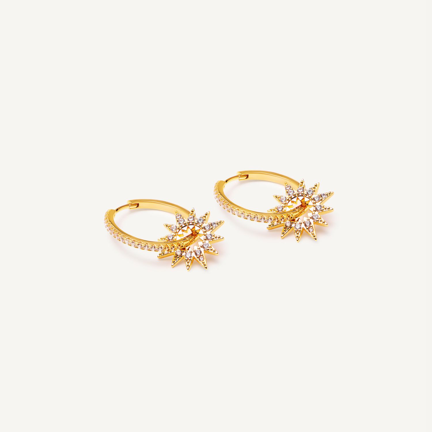 Серьги Stellar Edge Earrings - Gold