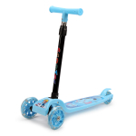 Кикборд эконом самокат детский 3 х колесный, со светом