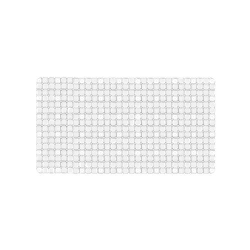 Коврик 69х38 на присосках "Мозаика" прозрачный