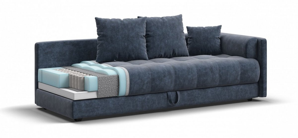 Тахта Босс Велюр Роял топаз