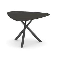 Oak Стол переговорный треугольный PR.C.SPRG-005.M Дуб Темный/Металл Антрацит 1200*1200*750