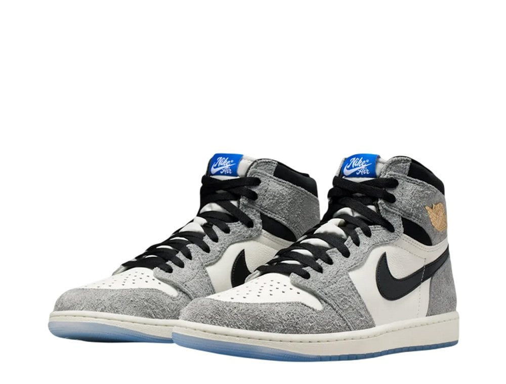 Кроссовки Air Jordan 1 High OG Cool Grey/Sail/Game Royal/Black
