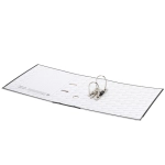 Регистратор 75мм BRAUBERG, покрытие пластик, с уголком, черная