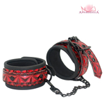 Наручники БДСМ Luxury Fetish Wrists Cuffs, Красный