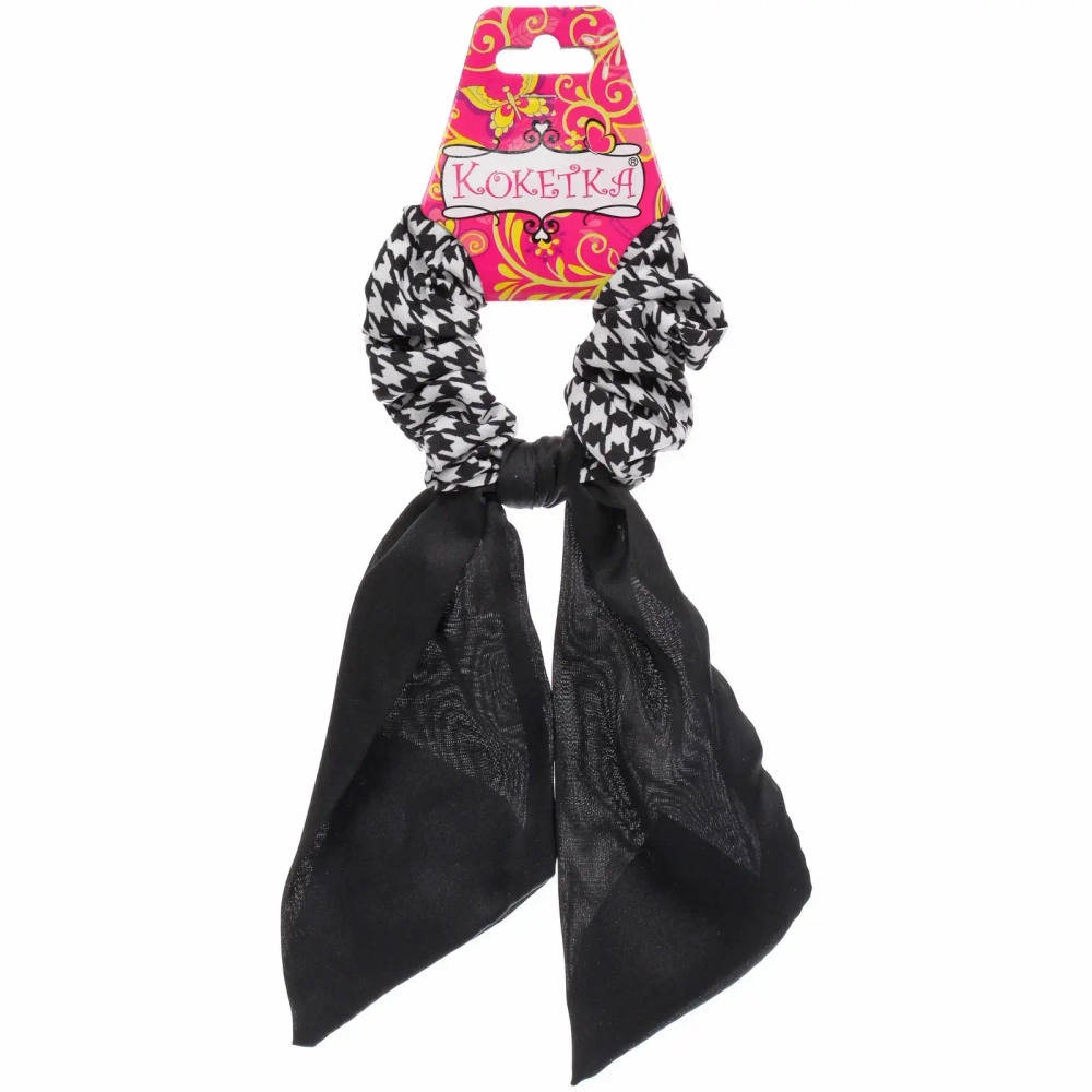 Резинка для волос «La Belle», гусиная лапка классика, 8*13см (подвес Кокетка)●