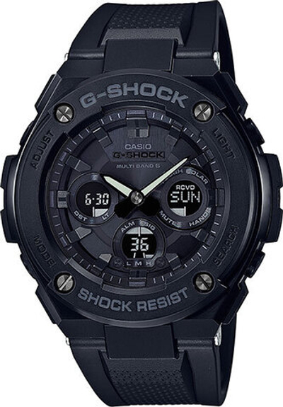 Японские наручные часы Casio G-SHOCK GST-W300G-1A1 с хронографом