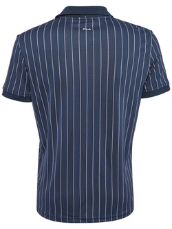 Мужское поло теннисное Fila Polo Stripes M - peacoat blue
