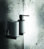 Cтакан Gessi 316, настенный, h126хØ75 мм, цвет White/Brass Brushed PVD