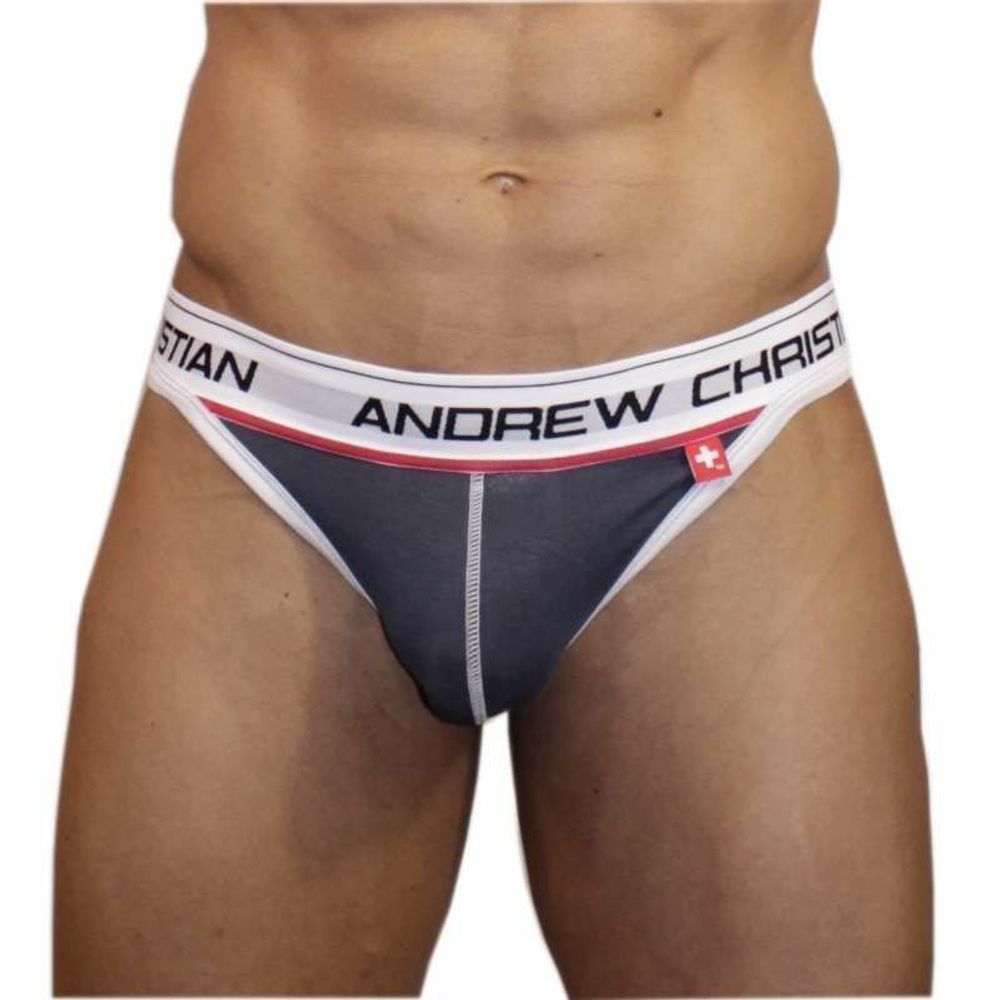 Мужские трусы стринги Andrew Christian String Flexsoft Show It Asphalt