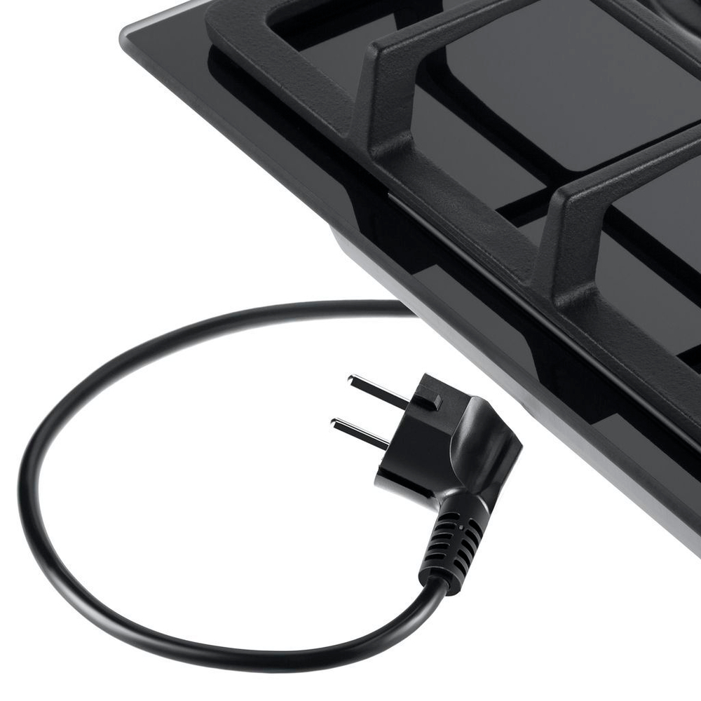 Газовая варочная панель HOMSair HGG433TGCBK фото 10