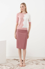 4810 Юбка женская (сливовый)