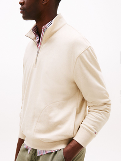 Свитшот на молнии Tommy Hilfiger Classic Quarter- Zip Beige