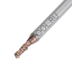 Фреза монолитная твердосплавная BRGM-2B-R1.5S HRC55 AHNO