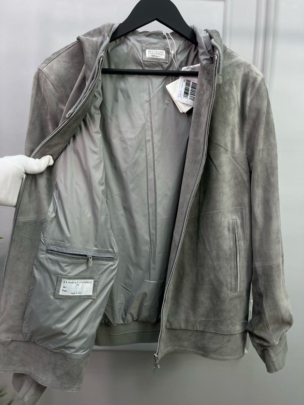 Замшевая куртка Brunello Cucinelli