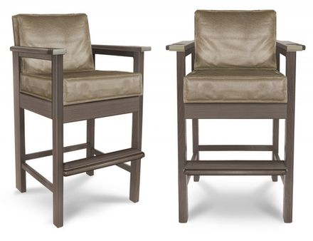 Стул бильярдный Techno ясень  (Grey_bristol,Lambre_grey,декор серебро)