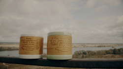 Кружка большая фарфоровая без ручки с цитатами С.А. Есенина на бересте.