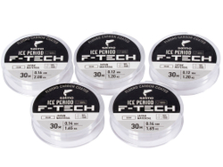 Лески монофильные зимние Salmo ICE PERIOD F-TECH Clear 5шт. набор