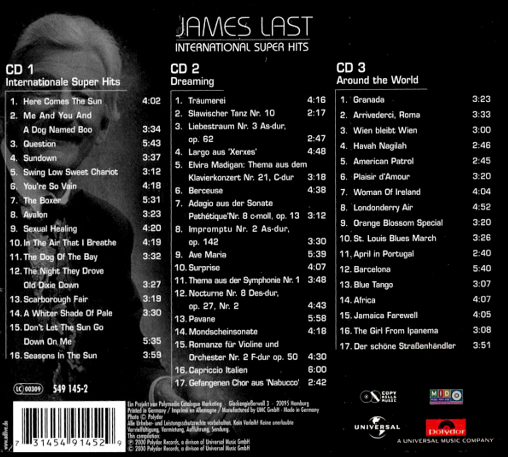 James Last / International Super Hits (3CD)