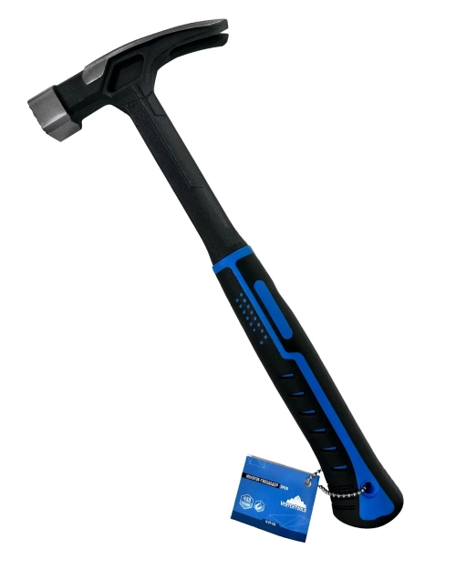 МОЛОТОК- ГВОЗДОДЕР ПЛОТНИКА ПРОФ 450гр (1/6/24)