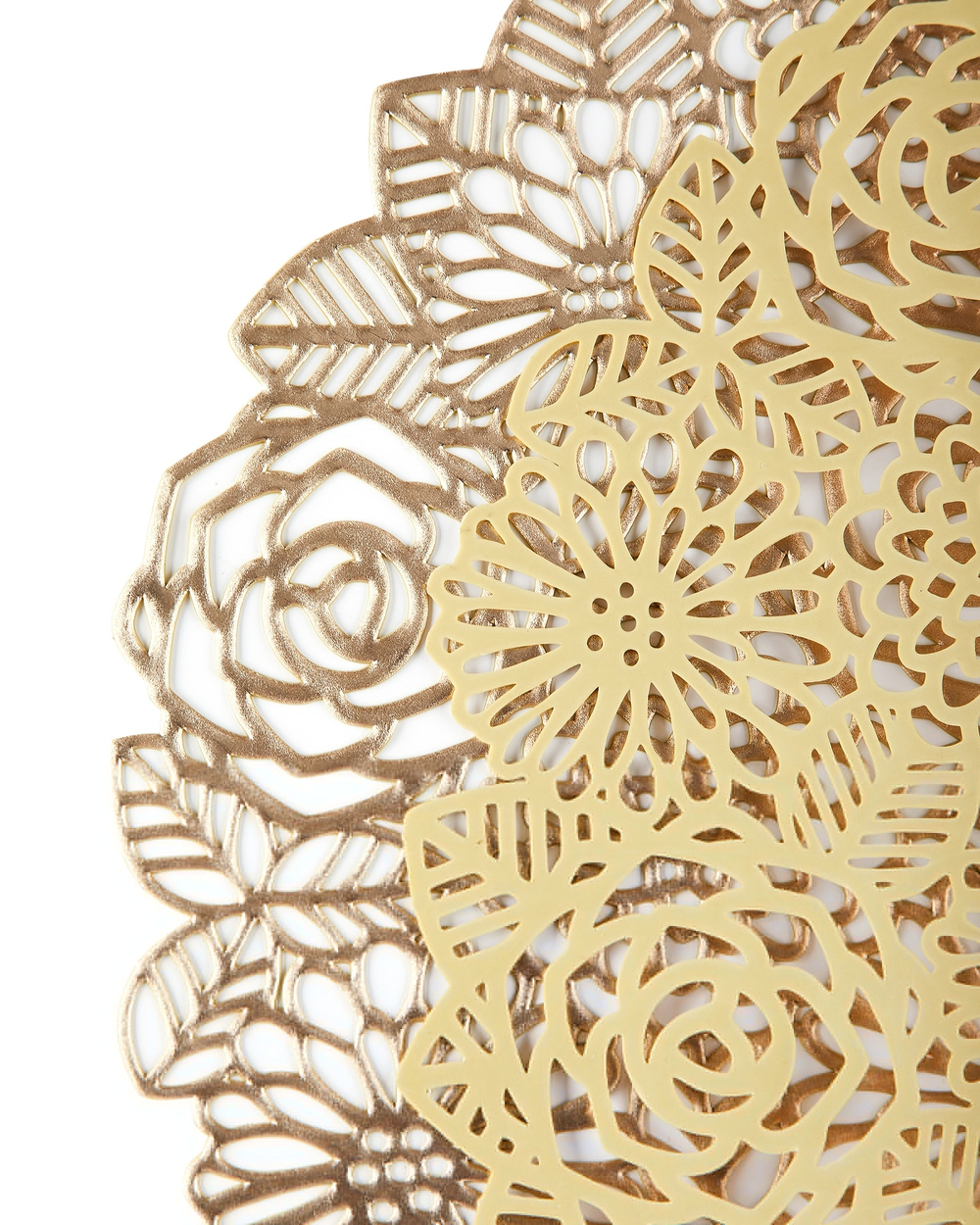 Набор салфеток подстановочных 6шт 38см Decor de table Rose золотистый