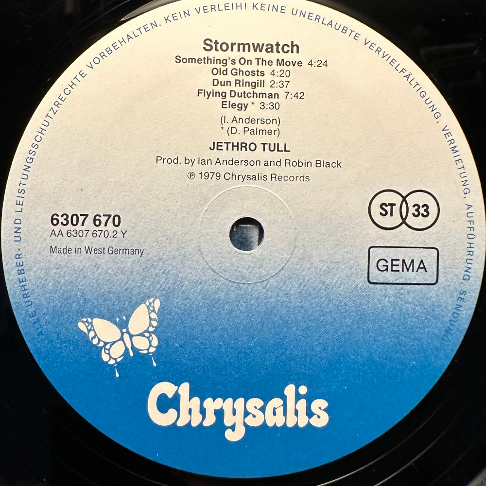 Jethro Tull - Stormwatch (Германия 1979г.)