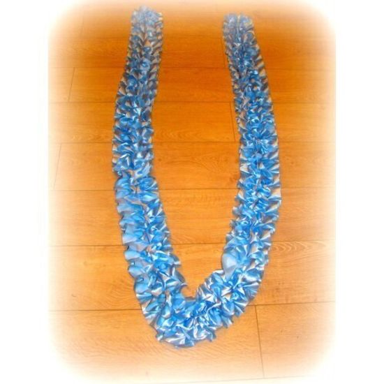 Лента на капот галочка атлас цвет: персик (ширина 19см) №548.224