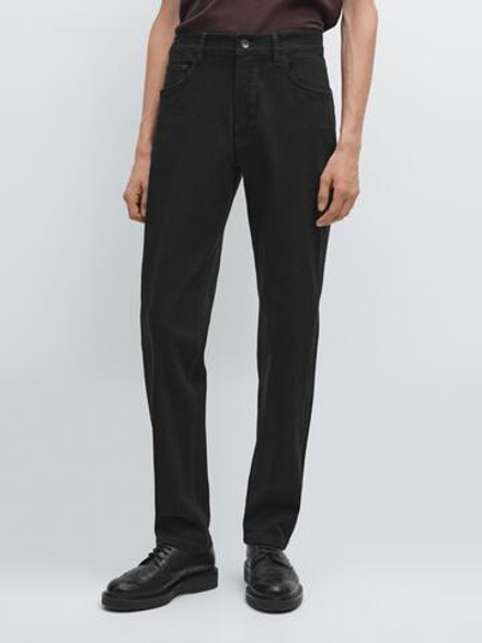 Massimo Dutti Зауженные джинсы, черный