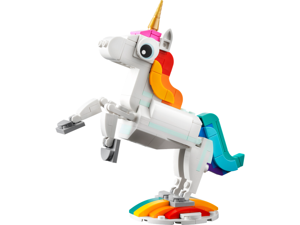 Конструктор Лего Креатор Волшебный единорог 31140 | LEGO Creator Magical Unicorn набор 3 в 1 с единорогом 145 деталей 7+
