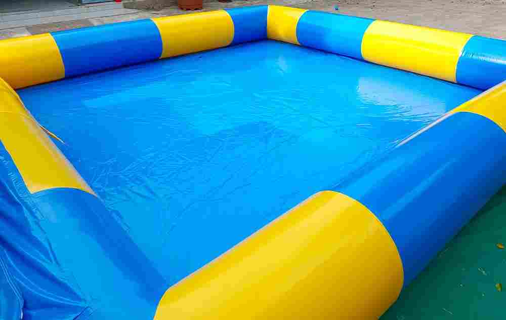 Коммерческий надувной батут с бассейном «Пляжный оазис», 13*5*6 м