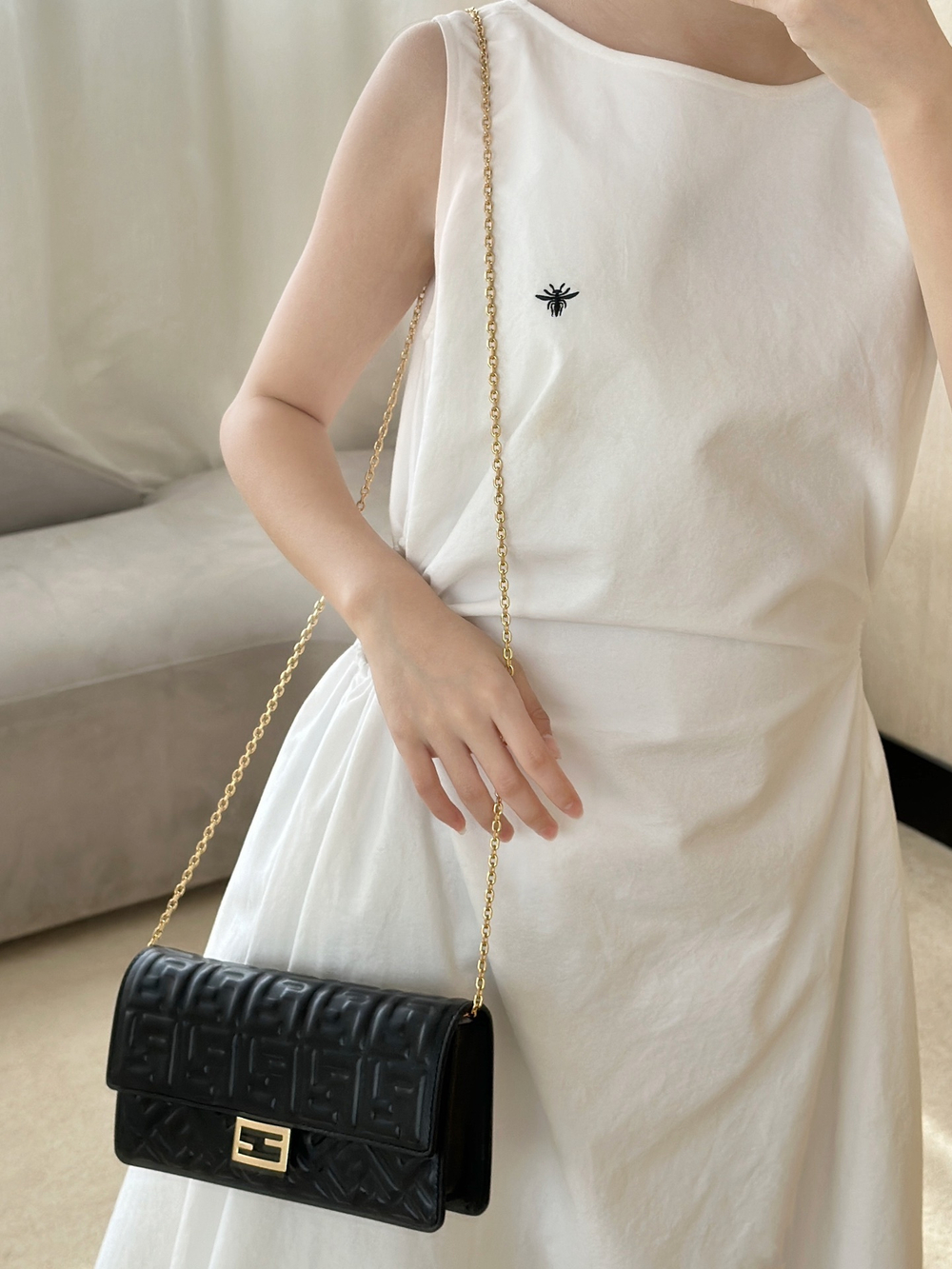 Fendi Wallet On Chain Baguette 21 cm