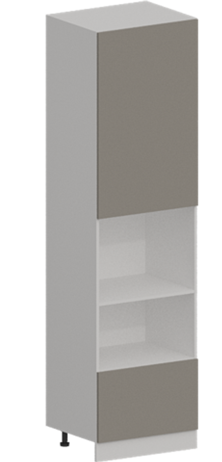 Кухня Модуль ШП 606М Графит / Теплый серый