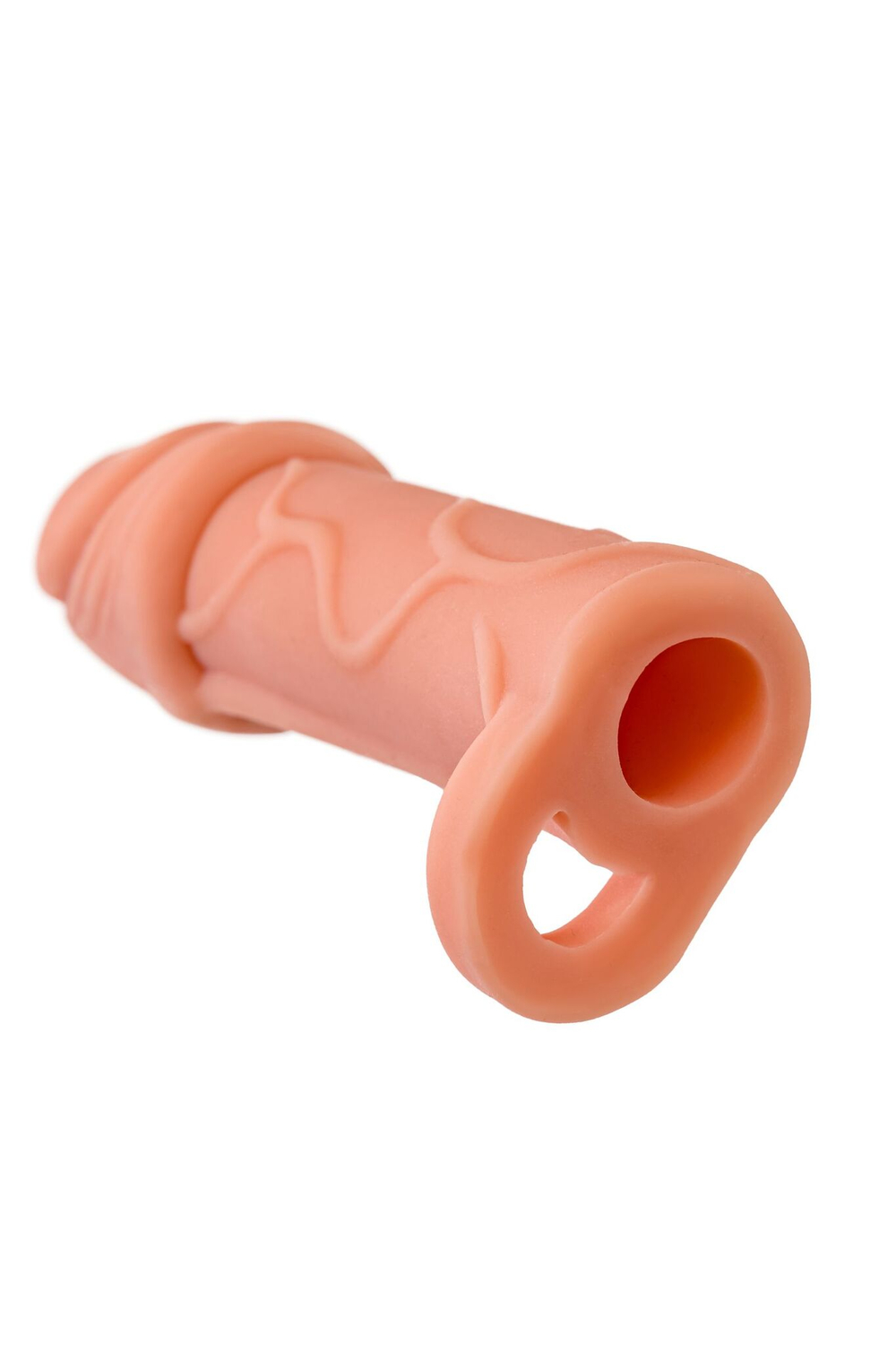 Телесная удлиняющая насадка с подхватом - 16 см. (Цвет: телесный)