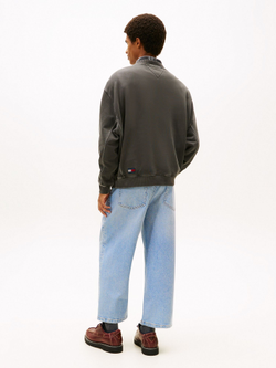 Свитшот Tommy Jeans Garment-Dyed Washed Black