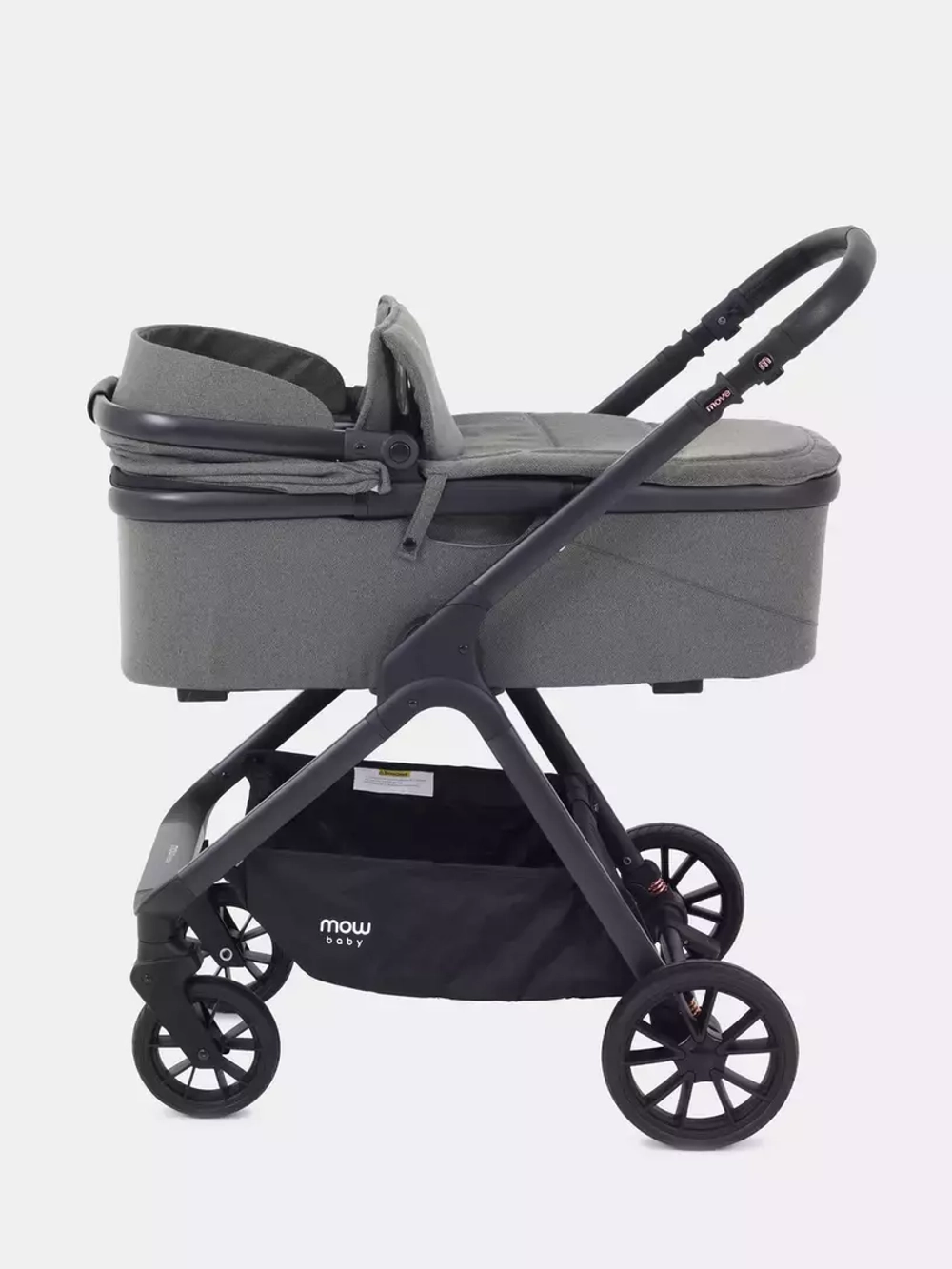 Коляска детская MOWBaby "MOVE" MB402 2в1 Grey (2023)