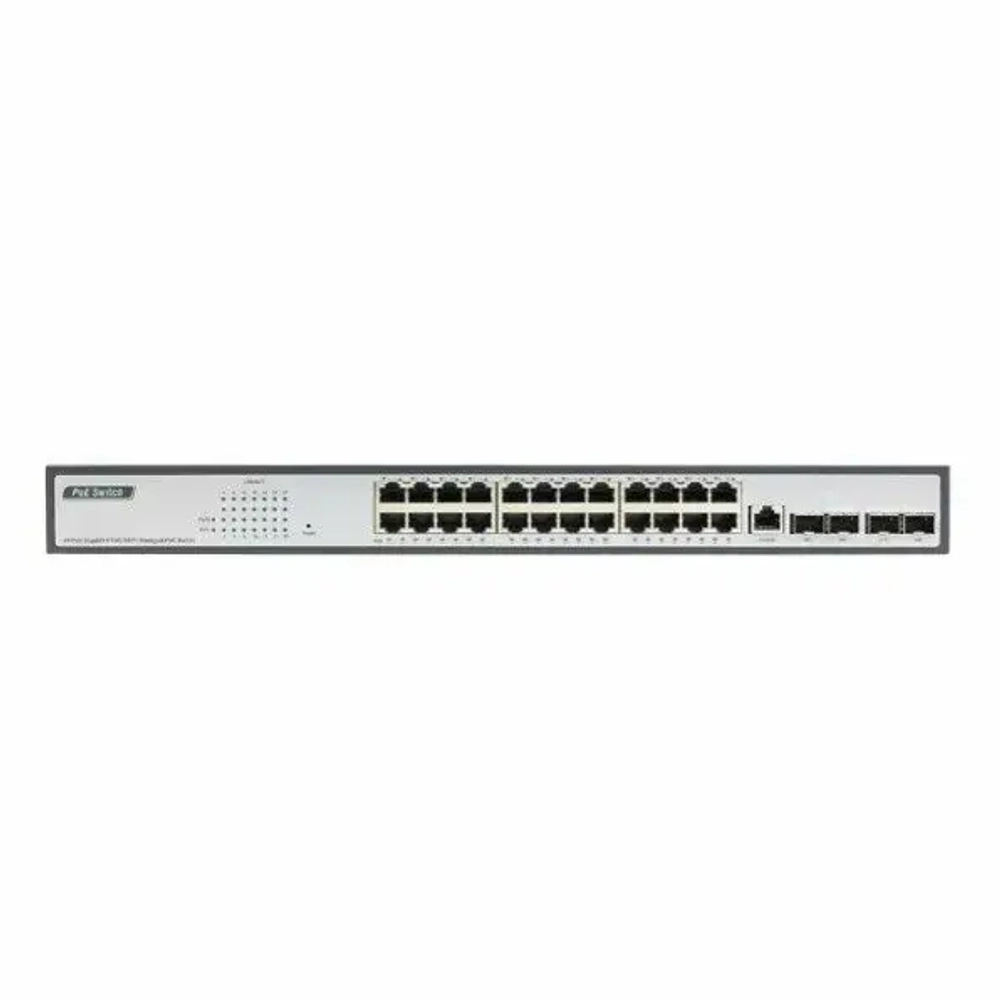 Сетевое оборудование ORIGO OS3228P 250W A1A Управляемый L3 PoE-коммутатор 24x1000Base-T PoE+, 4x10G SFP+, PoE-бюджет 250 Вт