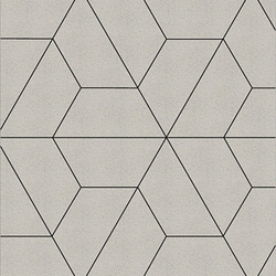 Тротуарная плитка ТРАПЕЦИЯ - Стандарт Белый