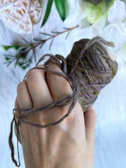 Пряжа с люрексом MORELINO толстая шишибрики Морелино