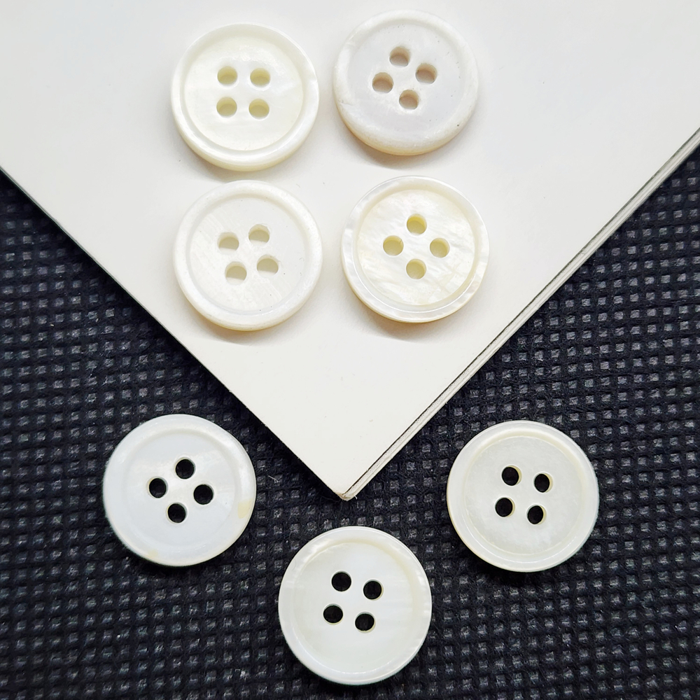 Пуговицы, перламутр натуральный, 12.5мм